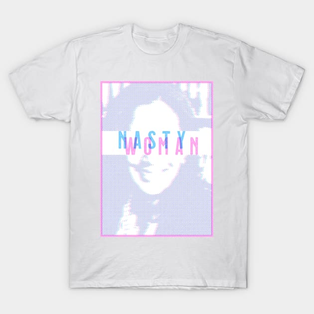 Kamala Harris, Nasty Woman T-Shirt by tommartinart